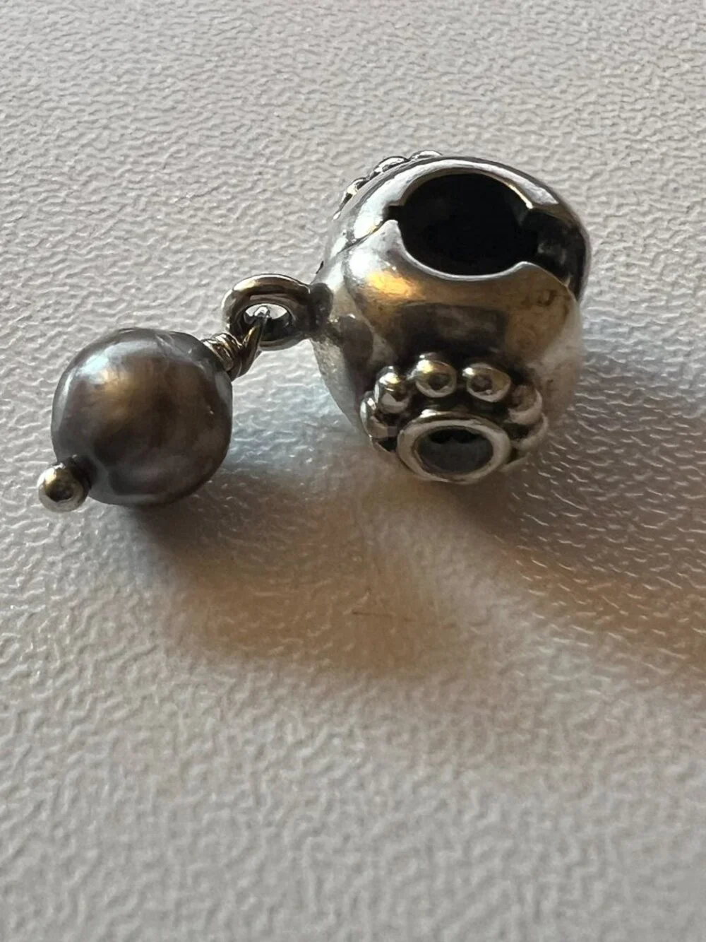 Pandora Clip‑On Dangle Charm – Sterling Silver S925 ALE